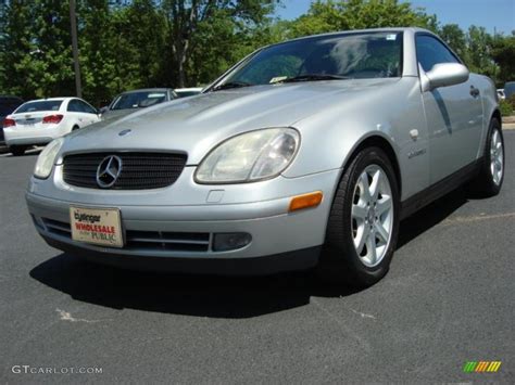 1998 Brilliant Silver Metallic Mercedes Benz SLK 230 Kompressor