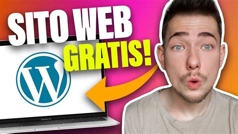 Come Creare Un Sito Web Con Wordpress Ed Hosting Gratis Nel Youtube