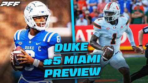 Duke Vs Miami Preview And Prediction Pff Youtube