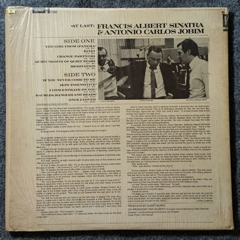 Frank Sinatra Francis Albert Sinatra Antonio Carlos Jobim Lp