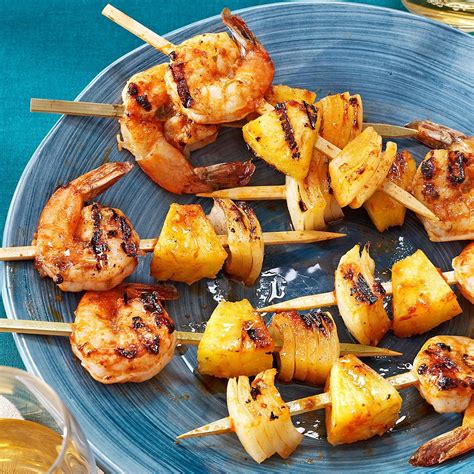 Grilled Shrimp Appetizer Kabobs Recipe How To Make It