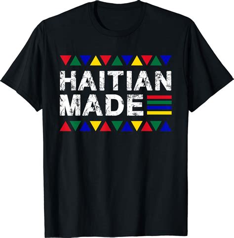 Cotton Haitian Made Haiti Pride T Shirt Walmart