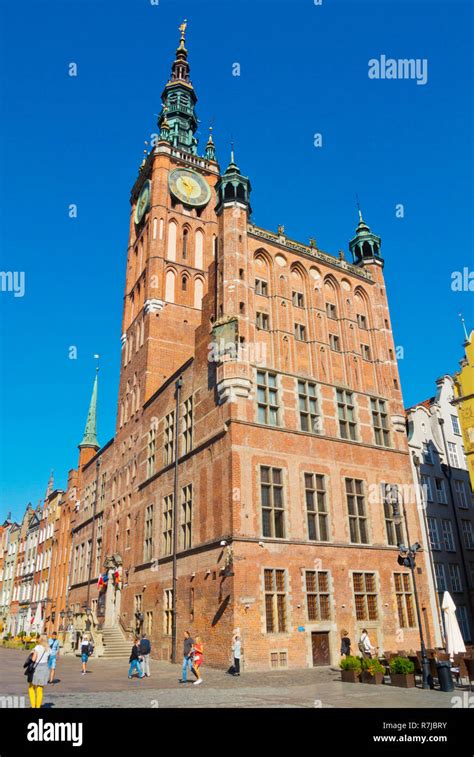 Ratusz Glownego Miasta Town Hall Dluga Main Street Gdansk Poland