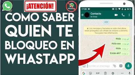 Cómo SABER si una persona me BLOQUEO en WHATSAPP QUIEN TE BLOQUEO en