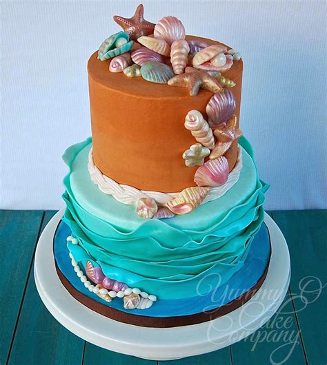 The Sweet The Sassy And The Blur Seashell Cake