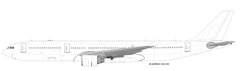 Transparent Aircraft Template Center