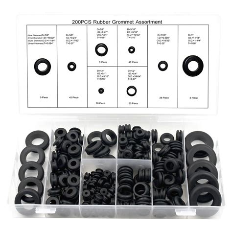 Rummaix Pcs Rubber Grommets For Wiring Sizes