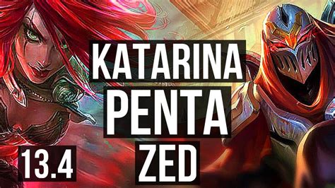 Kata Vs Zed Mid Penta Games M Mastery Legendary