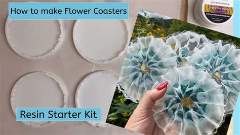 How To Make Flower Coasters Resin Starter Kit Full Tutorial YouTube