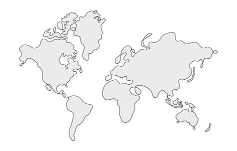 Outline World Map Background 21506744 Vector Art at Vecteezy