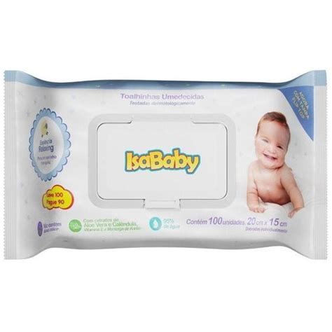 Toalha Umedecida Flip Top Isababy Promo Leve100 Pague 90 Toalha