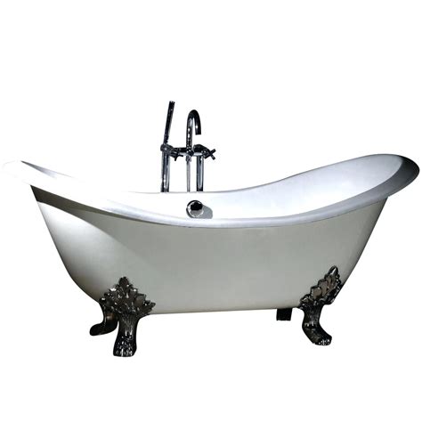 Fontana Peru Clawfoot Cast Iron Freestanding Indoor Bathtub