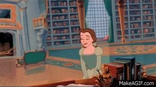 Beauty and the Beast (1991) Scene: The Library Surprise on Make a GIF