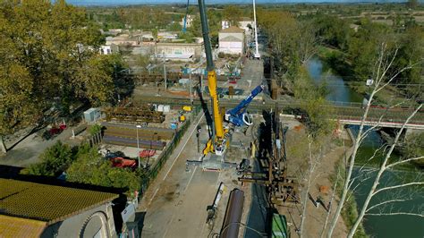 L Volution Du Chantier De Suppression Du Passage Niveau N Agde