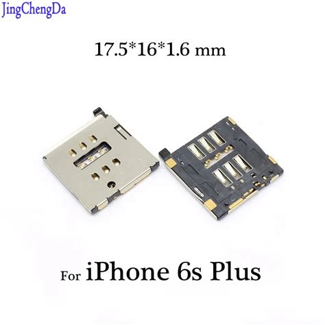 JCD SIM Card Tray slot Socket for iPhone 6S Plus 6SP 5.5'' Inner Micro ...