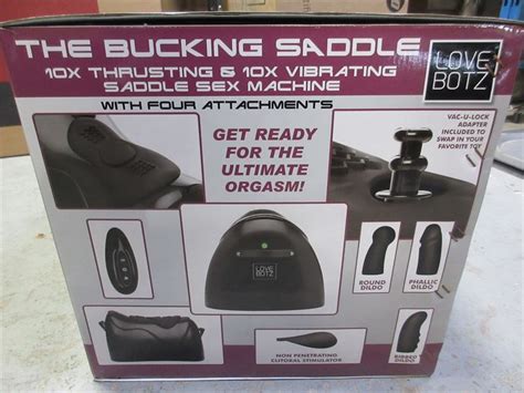 LOVEBOTZ THE BUCKING SADDLE SEX MACHINE Maxx Liquidation Marketplace Online Auctions