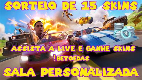 Sala Personalizada A Corrida Maluca Fortnite Sorteio De 15 Skins