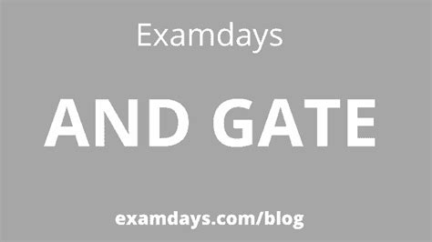 AND Gate Truth Table Circuit Diagram Formula IC Number