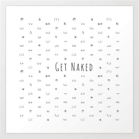 Get Naked Butts And Boobies Art Print By Visual Bucket Society