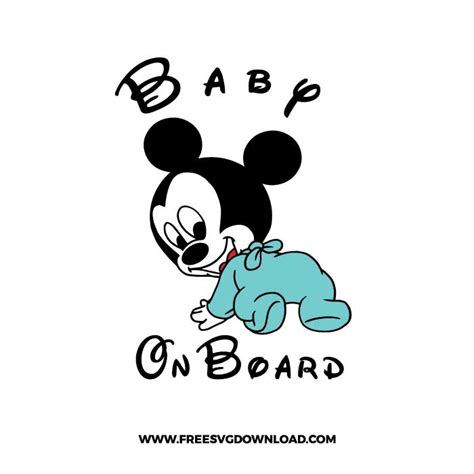 Disney Svg Mickey Mouse Babies Clipart Disney Cut Files Mouse Die Cuts