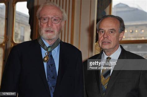 Actor Michael Caine Awarded Commandeur Des Arts Et Des Lettres At Ministere De La Culture Photos