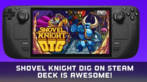 Shovel Knight Dig Gameplay On Steam Deck YouTube