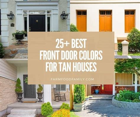 25 Best Front Door Colors For Tan Beige Houses 2024 Best Front Doors Best Front Door