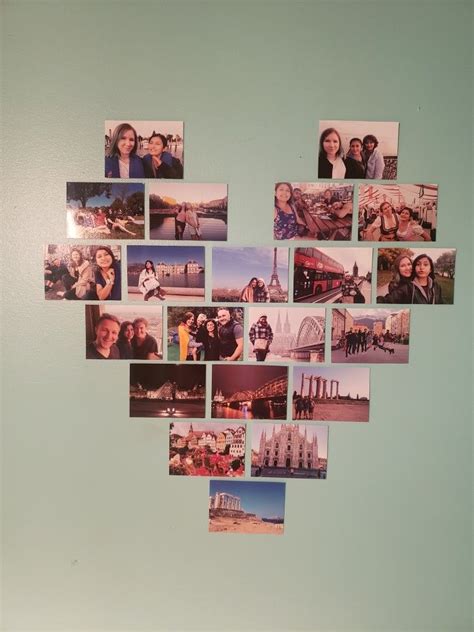 Top 10 heart photo collage wall ideas and inspiration