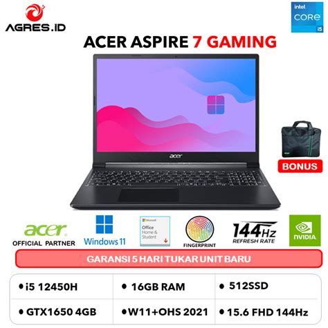 Jual Acer Aspire Gaming A I H Gtx Gb Gb Gb W