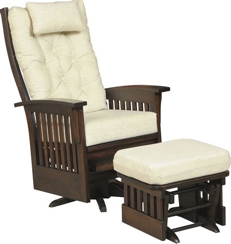 Finley Slat Style Deluxe Swivel Glider With Ottoman Weaver Furniture