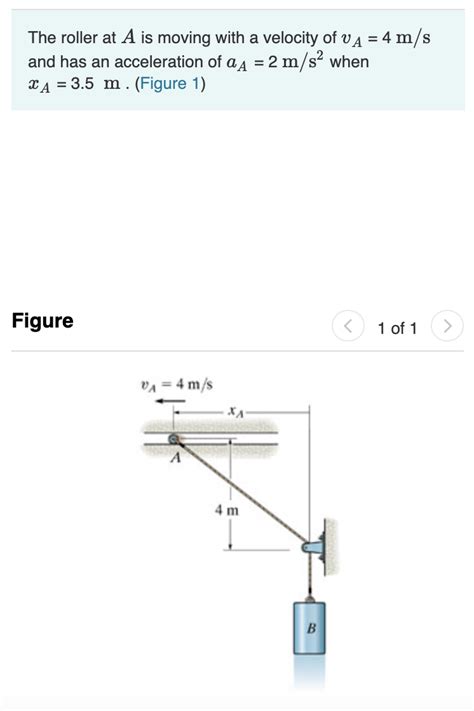 Solved Determine the acceleration of block B at this instant | Chegg.com 