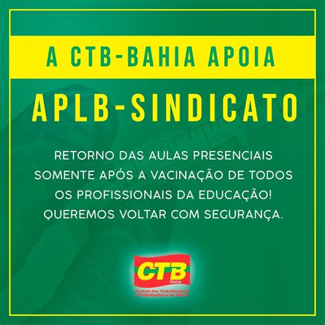 CTB Bahia expressa apoio e solidariedade à APLB Sindicato