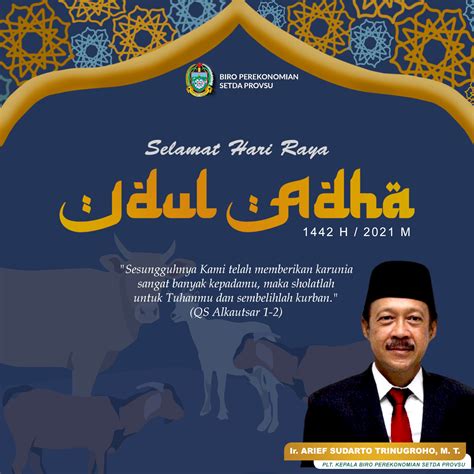 Selamat Hari Raya Idul Adha H M Biro Perekonomian Setda Provsu