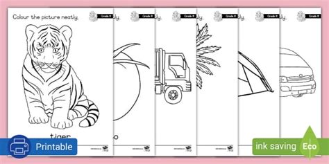 Gr R Phonics Colouring Pages Letter T Profesor Hizo