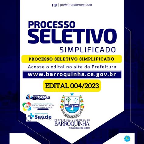 Edital Pmb Processo Seletivo Simplificado Prefeitura