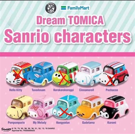 Takara Tomy Dream Tomica Sanrio Characters Collection Cinnamoroll 玉桂狗