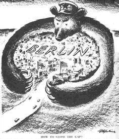 In this Berlin Blockade political cartoon, it shows how the Soviet Union had trapped Berlin ...