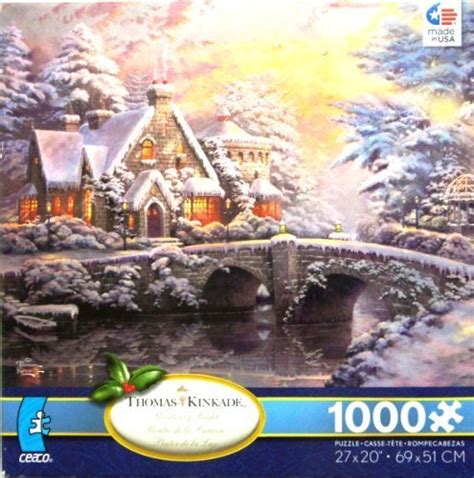 Thomas Kinkade Christmas Puzzles Discover The Painter Of Light