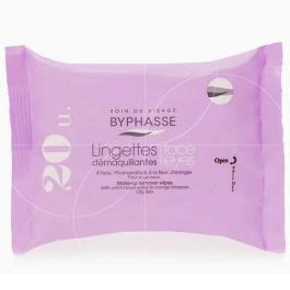 Lingettes démaquillantes Visage Yeux BYPHASSE Peaux grasses 20 unités