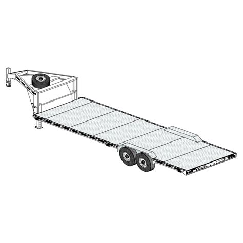 26 X 102 Gooseneck Trailer Plan Model 26xt Trailerplans