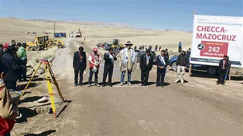 Puno Pobladores De Ilave Acatarán Paro Ante Paralización De Obra Vial