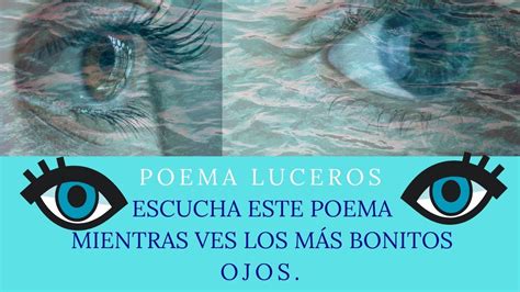 POEMA 24 DE OCTUBRE LUCEROS LO QUE OCULTAN LOS OJOS LOS OJOS MÁS