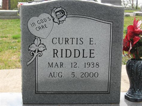 Curtis Eugene Riddle Find A Grave Memorial