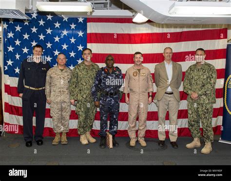 Gulf Of Aden Dec 16 2016 Left To Right Commander Amphibious