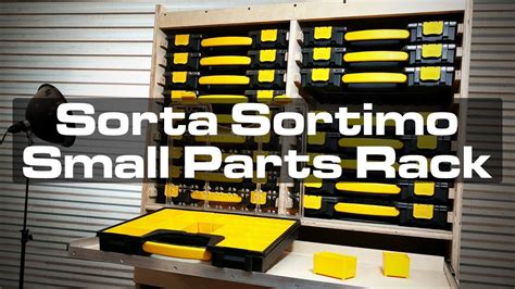 Sorta Sortimo Small Parts Rack And Sorting Station Youtube