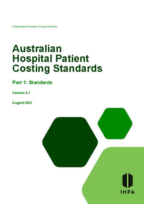 Australian Hospital Patient Costing Standards Version 41 Resources