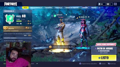 FORTNITE NUEVO MODO PATIO DE JUEGO YouTube