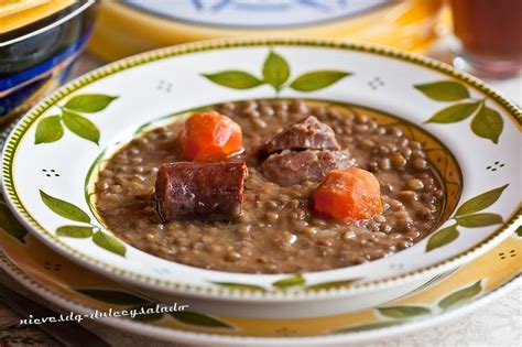 Dulce Y Salado LENTEJAS ESTOFADAS CON CHORIZO