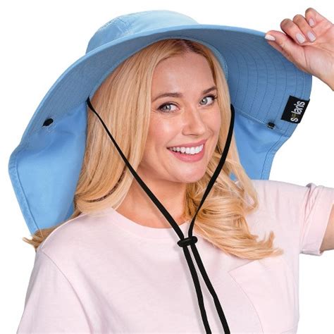 Solaris Chic & Uv Protection With Women's Sun Hats, Wide Brim With Neck ...