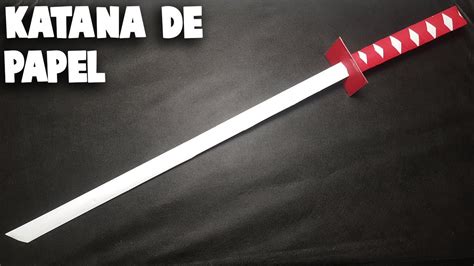 Como Fazer Uma KATANA De Papel Espada Katana Japonesa How To Make A